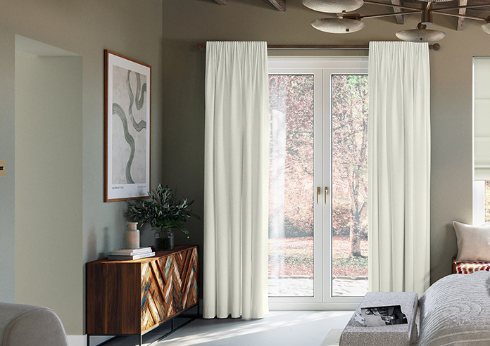 Atina (Blackout), Pure Ivory - Made to Measure Curtains - Image 3